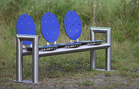 Stainless steel park furniture